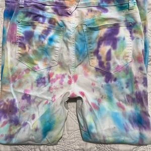 DYI tie dyed ladies pant